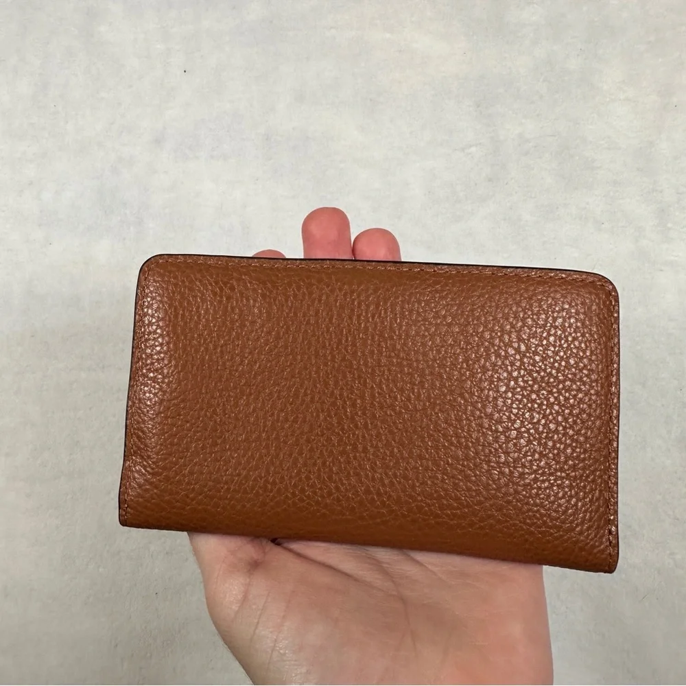 Kate‎ Spade Leila small slim bifold wallet Brown Leather